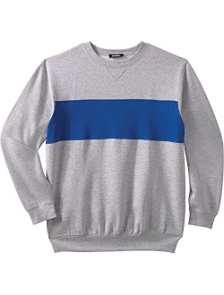 KingSize Men's Big and Tall Fleece Crewneck Sweatshirt