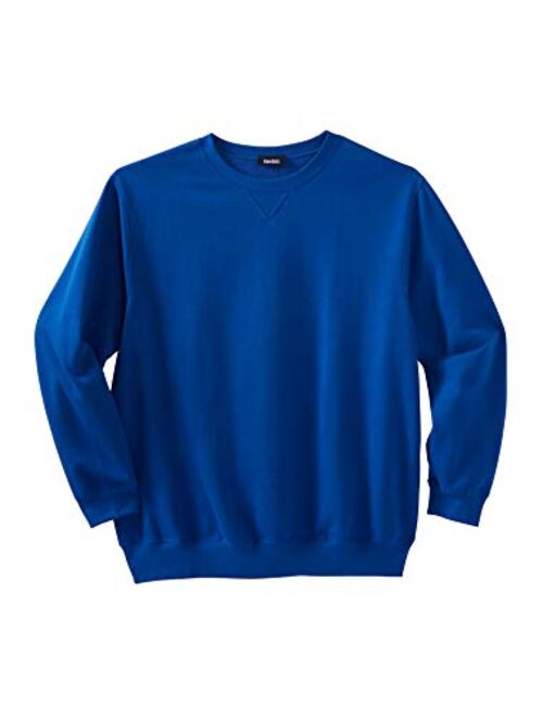 KingSize Men's Big and Tall Fleece Crewneck Sweatshirt