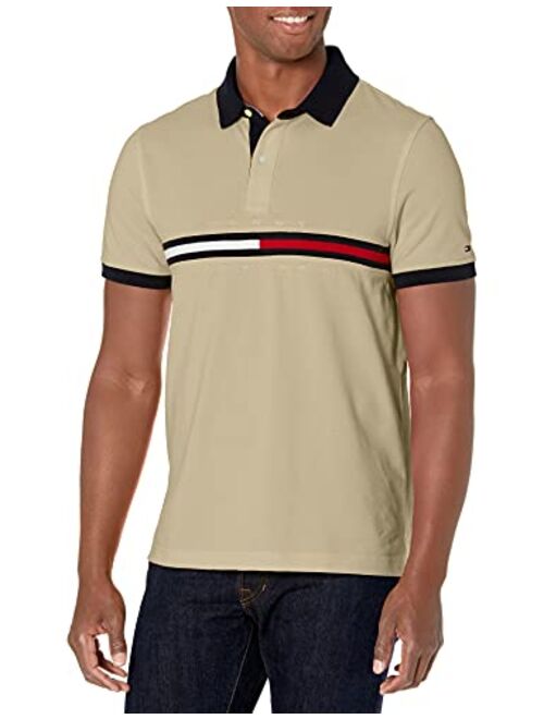 Tommy Hilfiger Men's Flag Pride Polo Shirt in Custom Fit