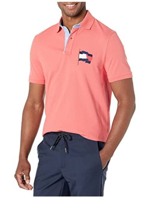 Tommy Hilfiger Men's Flag Pride Polo Shirt in Custom Fit