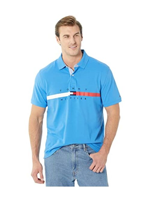 Tommy Hilfiger Men's Flag Pride Polo Shirt in Custom Fit