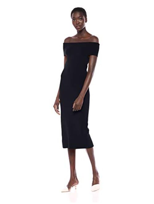 Amazon Brand - Lark & Ro Women's Off the Shoulder Sheath Sweater Dress