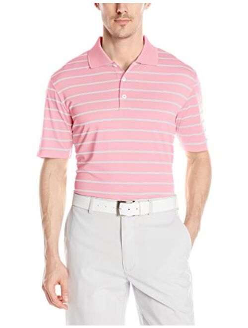 adidas Golf Men's Classic 2 Color Stripe Polo Shirt