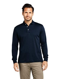 Men's Long Sleeve Super Soft Supima Polo Shirt