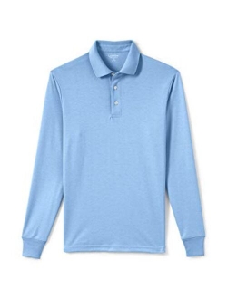 Men's Long Sleeve Super Soft Supima Polo Shirt