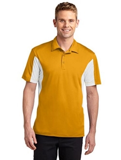 SPORT-TEK Men's Side Blocked Micropique Sport Wick Polo