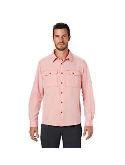 Men's Canyon Solid Long Sleeve Shirt for Hiking, Climbing, Camping, and Casual Everyday