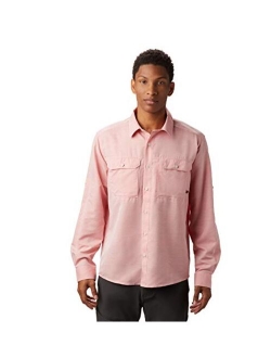 Men's Canyon Solid Long Sleeve Shirt for Hiking, Climbing, Camping, and Casual Everyday