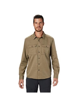 Men's Canyon Solid Long Sleeve Shirt for Hiking, Climbing, Camping, and Casual Everyday