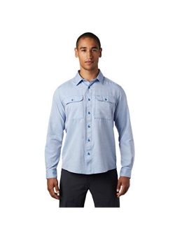 Men's Canyon Solid Long Sleeve Shirt for Hiking, Climbing, Camping, and Casual Everyday