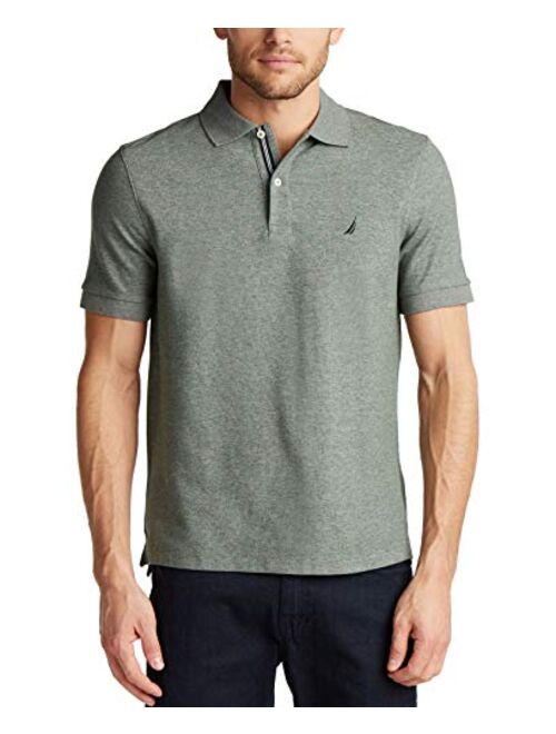 Nautica Men's Classic Short Sleeve Solid Polo Shirt