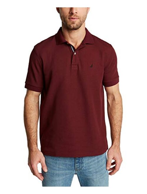 Nautica Men's Classic Short Sleeve Solid Polo Shirt