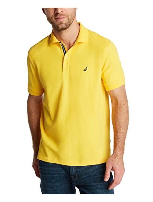 Nautica Men's Classic Short Sleeve Solid Polo Shirt