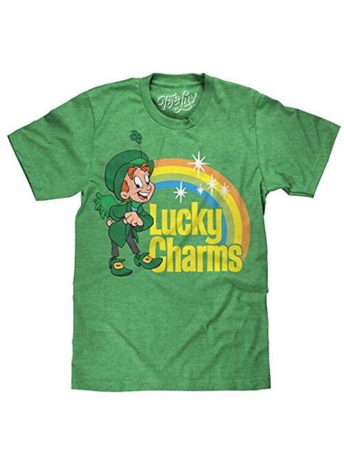 Tee Luv Lucky Charms T-Shirt - Green Lucky The Leprechaun Shirt