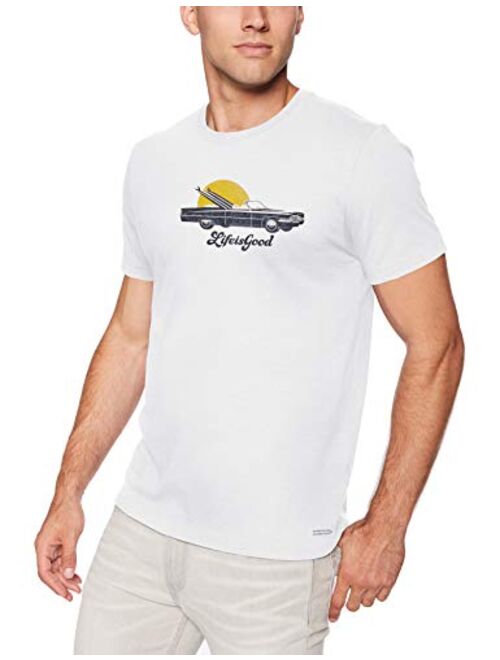 Life is Good Mens Mens Crusher T-Shirt