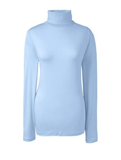 Women's Lightweight Fitted Long Sleeve Turtleneck