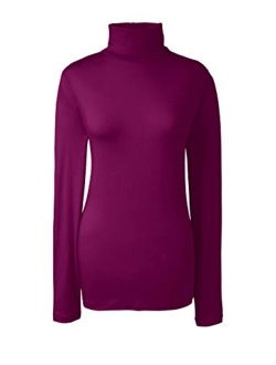 Women's Lightweight Fitted Long Sleeve Turtleneck