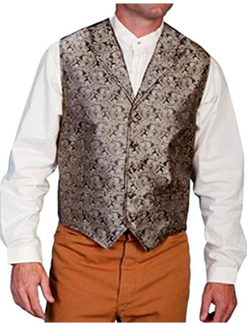 Scully Rangewear Men's Rangewear Paisley Print Vest Big and Tall - Rw093x-Teal