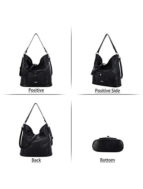 Women Shoulder Handbag Purse Top-Handle Hobo Roomy Casua Ladies' Shoulder Bag Fashion PU Tote Satchel Bag for Women