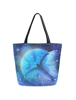 ZzWwR Stylish Print Extra Large Shoulder Tote Bag for Beach Travel Weekender Gym Grocery Shopping