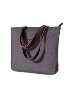 Womens Shoulder Bag Canvas Tote Handbags Casual Purse Work College DNSHAN