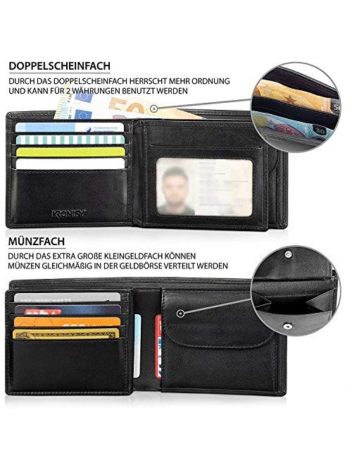 Carbon Fiber Money Clip Wallet - Aluminum Credit Card Wallet RFID - Men Minimalist Slim Credit Card Holder - New Upgraded Business Version