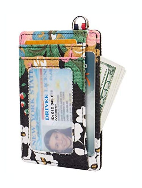 Small RFID Blocking Minimalist Credit Card Holder Pocket Slim Wallets for Men Women