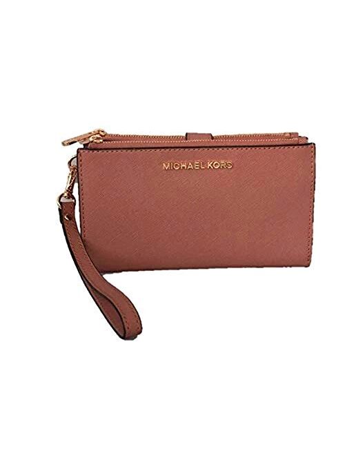 Michael Kors Women's Jet Set Travel Dbl Zip Wristlet