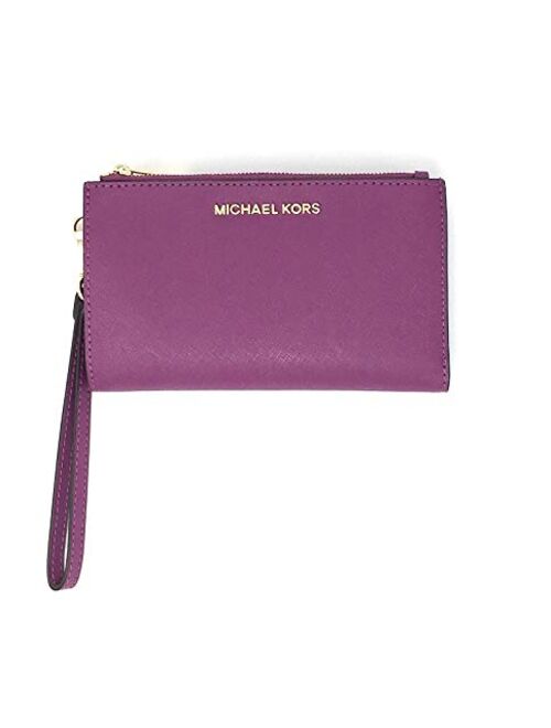 Michael Kors Women's Jet Set Travel Dbl Zip Wristlet