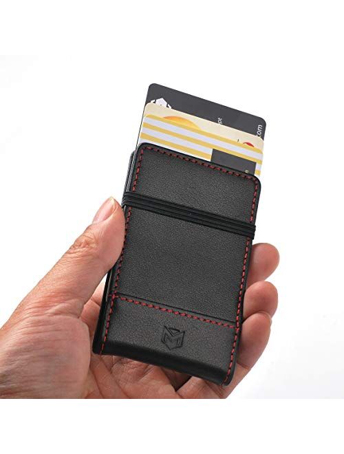 Mens Minimalist Slim Wallet - RFID Front Pocket Credit Card Holders for Men Women