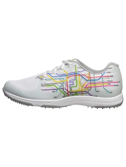 FootJoy Women's Leisure Golf Shoes White 6 M Rainbow, US