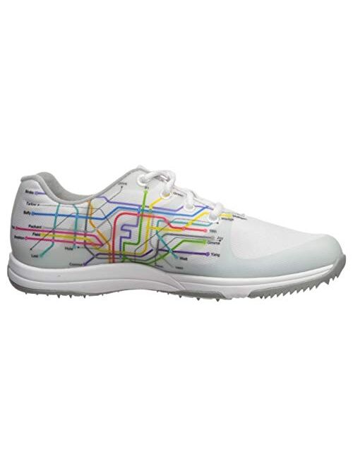 FootJoy Women's Leisure Golf Shoes White 6 M Rainbow, US