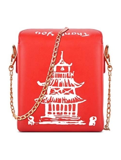 Fashion Crossbody Bag, Ustyle Chinese Takeout Box Style Clutch Bag for Girl