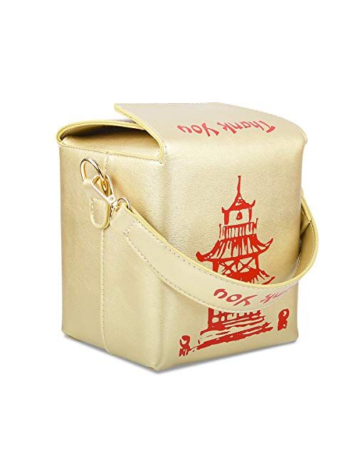 Fashion Crossbody Bag, Ustyle Chinese Takeout Box Style Clutch Bag for Girl