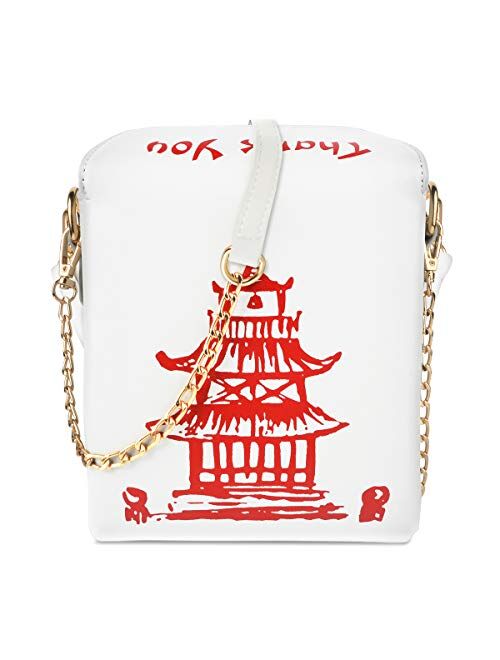 Fashion Crossbody Bag, Ustyle Chinese Takeout Box Style Clutch Bag for Girl