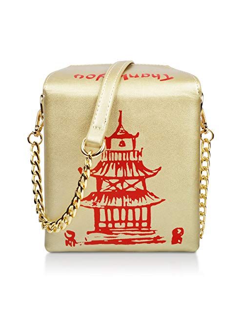 Fashion Crossbody Bag, Ustyle Chinese Takeout Box Style Clutch Bag for Girl