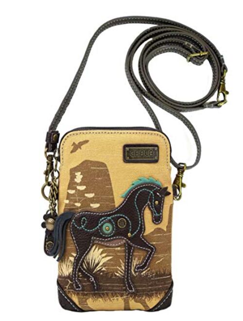 Chala Handbags Safari Cellphone Crossbody Handbag - Convertible Strap