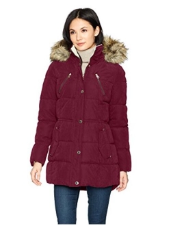 Women's Microfiber Heavy Weight Down Coat