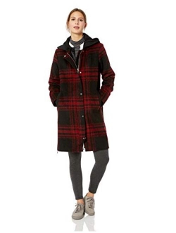 Women's Wool Coat with Hood