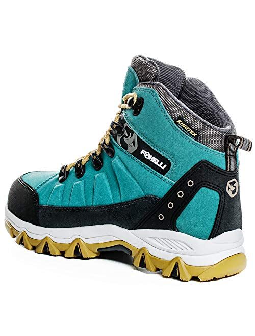 Foxelli Womens Hiking Boots Waterproof Suede Leather Hiking Shoes for Women, Breathable, Comfortable & Lightweight Hiking Boot