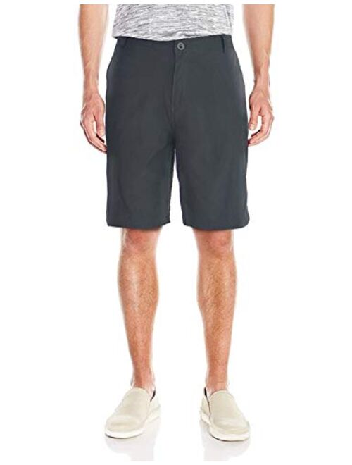 Mens Amphibian Hybrid Shorts Chino Golf Athletic Casual Quick Dry 21 Solid Walk Boardshort Khaki Black