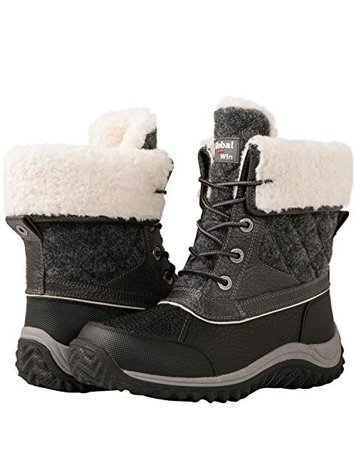 GLOBALWIN Women's Explorer Winter Snow Boots