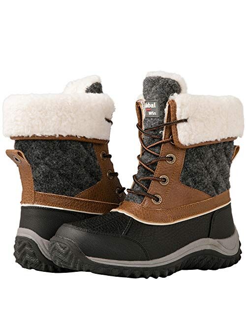 GLOBALWIN Women's Explorer Winter Snow Boots