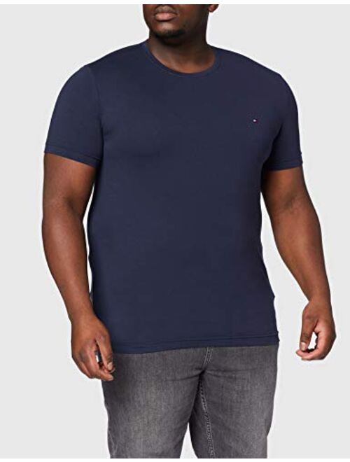 Tommy Hilfiger Men's Slim Fit Stretch Logo T-Shirt, Blue