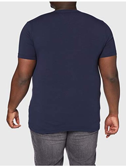 Tommy Hilfiger Men's Slim Fit Stretch Logo T-Shirt, Blue