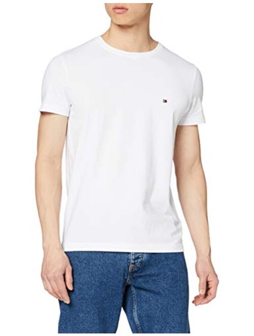 Tommy Hilfiger Men's Slim Fit Stretch Logo T-Shirt, Blue