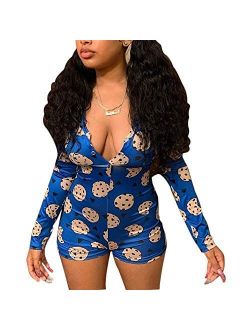 MissShorthair Women's Short One Piece Bodysuit Bodycon Overall Rompers Onesies