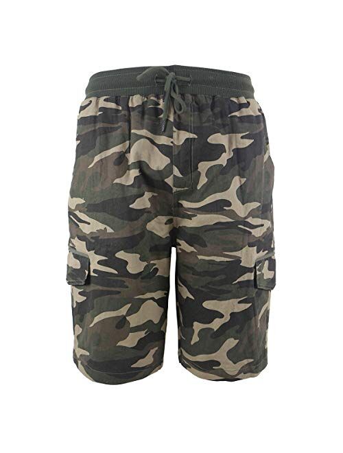 Men's Hybrid Amphibian Shorts Quick Dry 21" Flat Front Water Resistant Lightweight Size 30-40