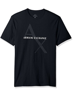 A|X Armani Exchange Men's Short Sleeve Crew Neck Logo Tee