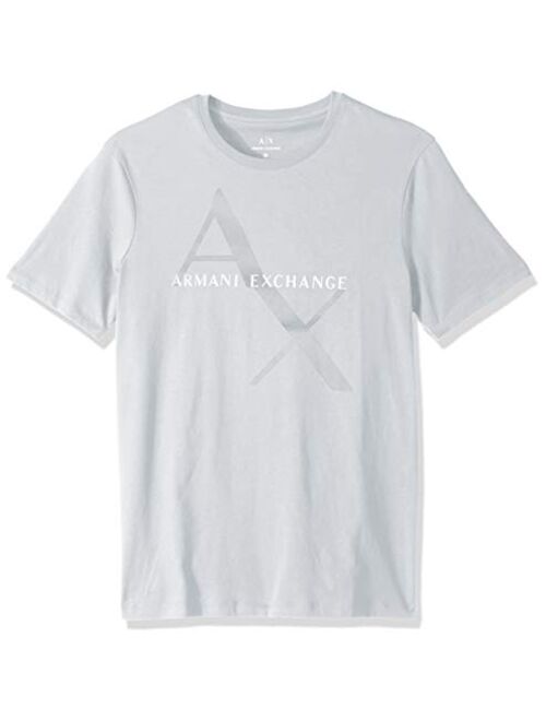 A|X Armani Exchange Men's Short Sleeve Crew Neck Logo Tee